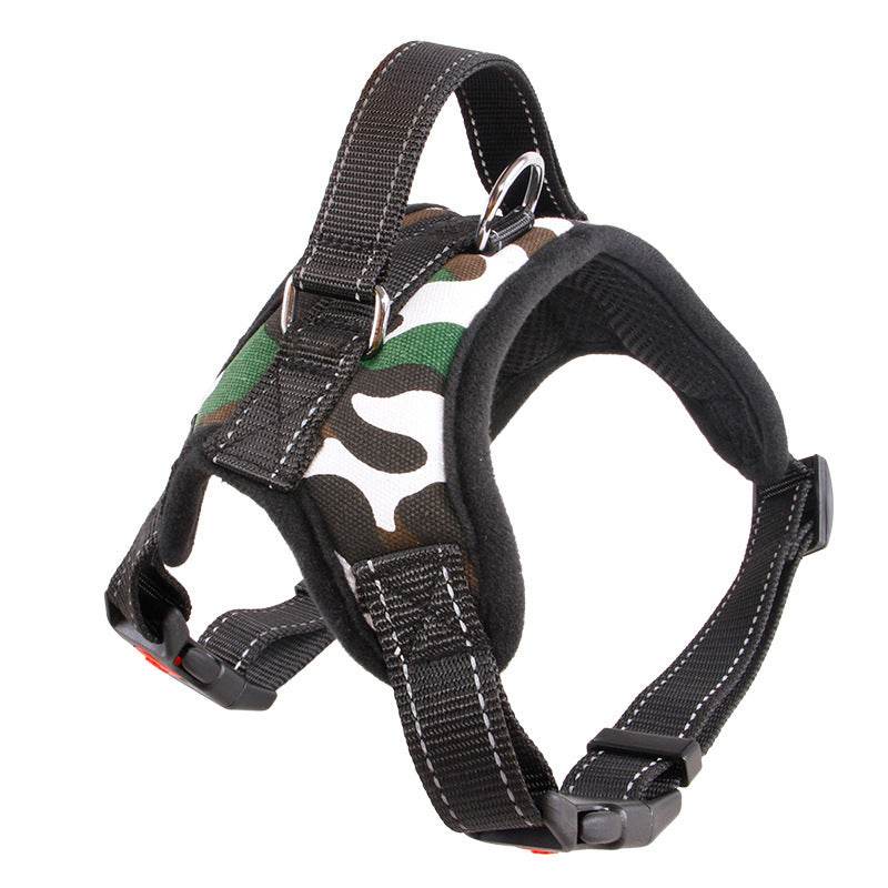 Nylon medium and large dog collars in various colors and patterns for pet supplies