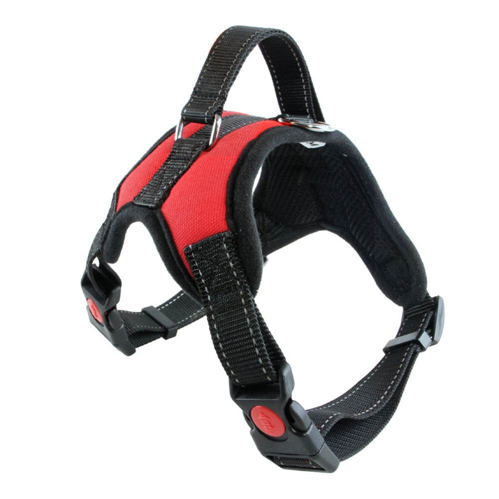 Medium and large dog nylon collars in various colors with matching tow ropes for pet supplies