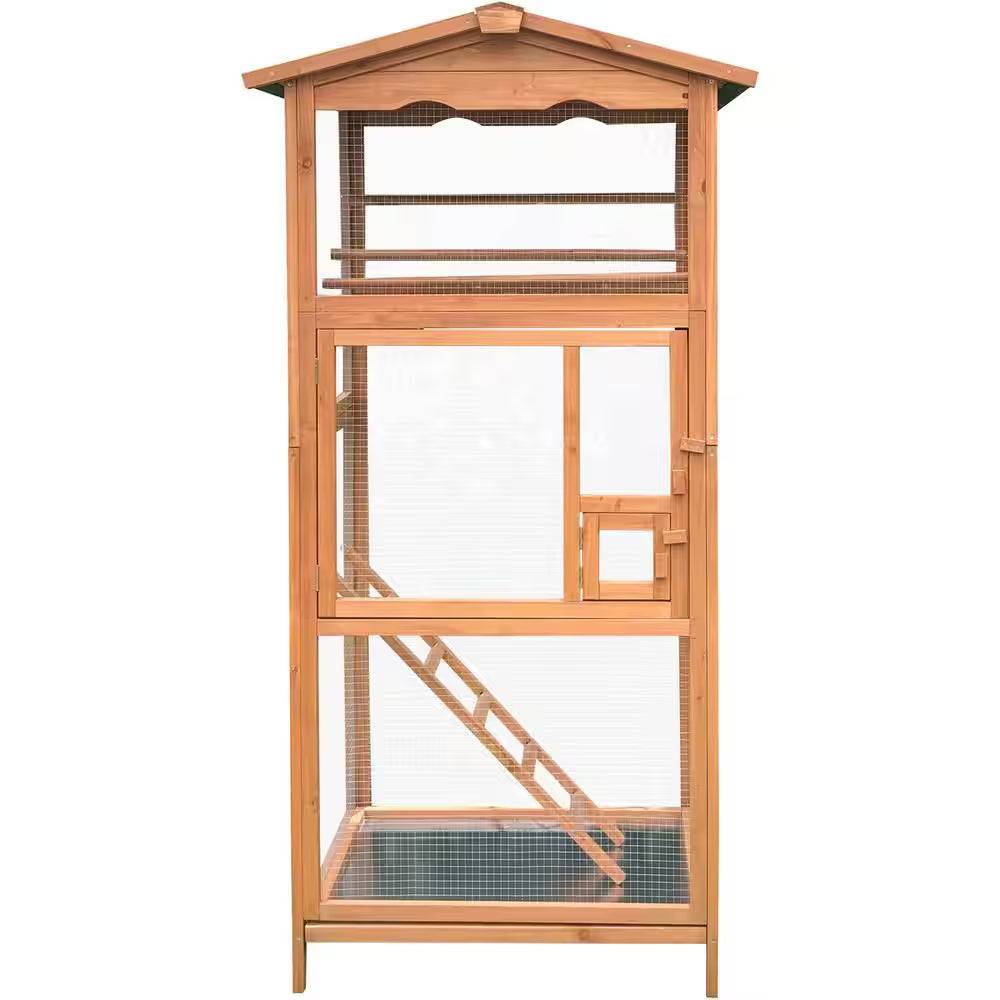 Wooden Bird Cage Outdoor for Small Birds