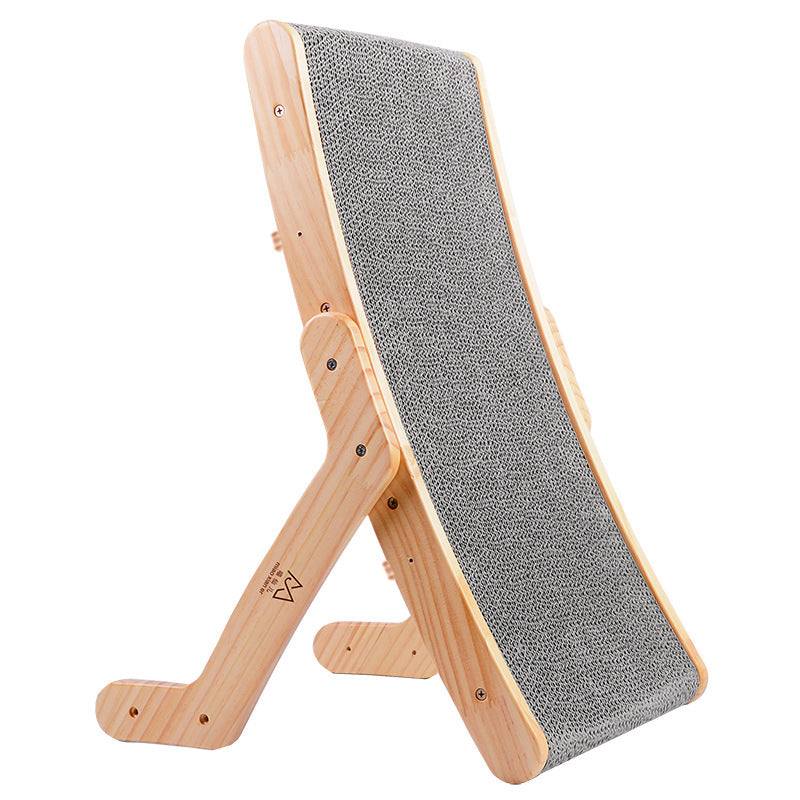 Deformation cat bed and vertical corrugated paper cat scratcher toy with replaceable core for pets