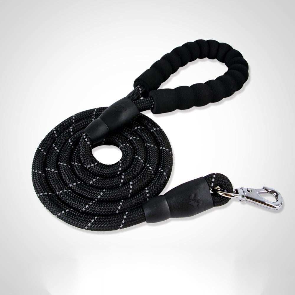 Medium and large dog nylon collars in various colors for pet supplies