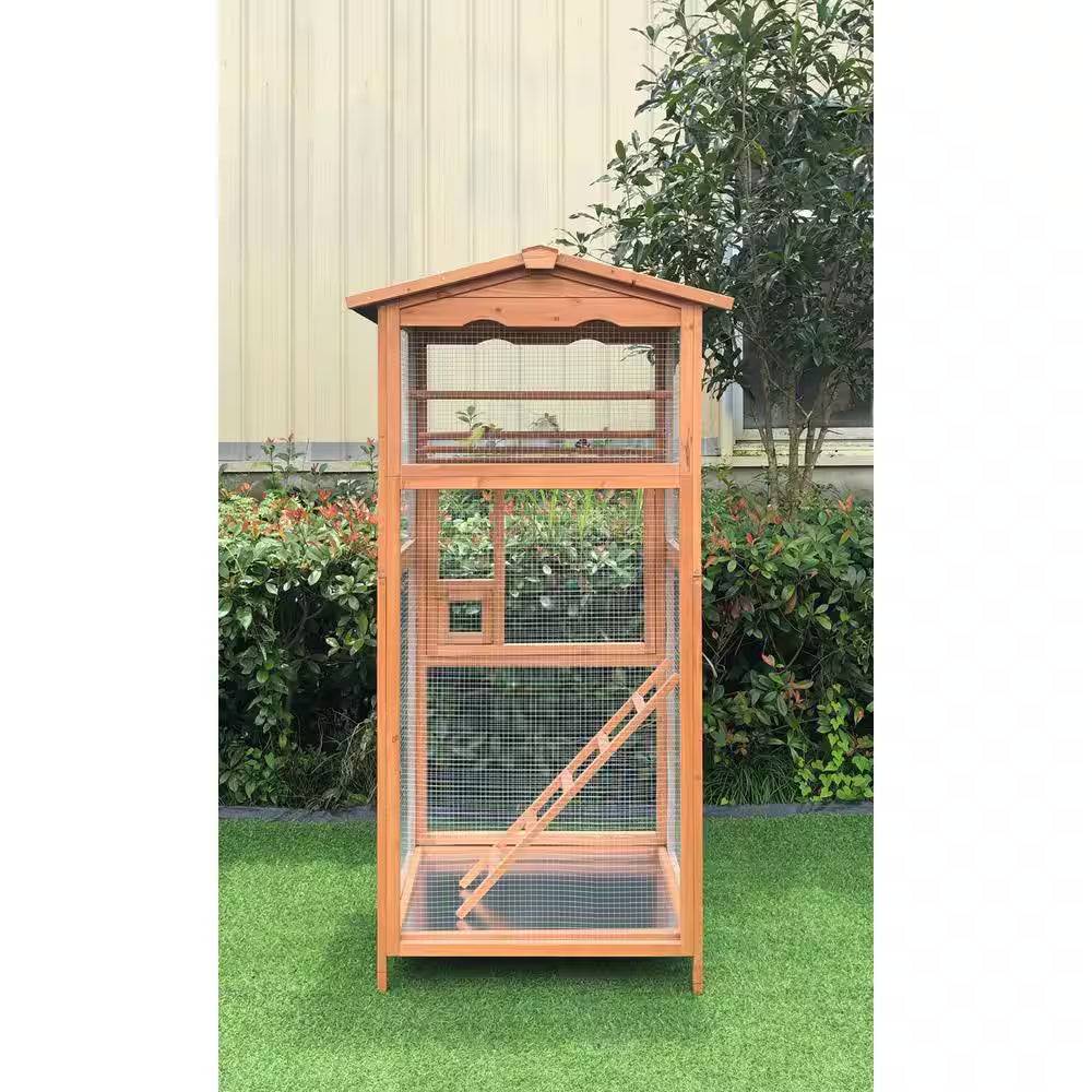 Wooden Bird Cage Outdoor for Small Birds
