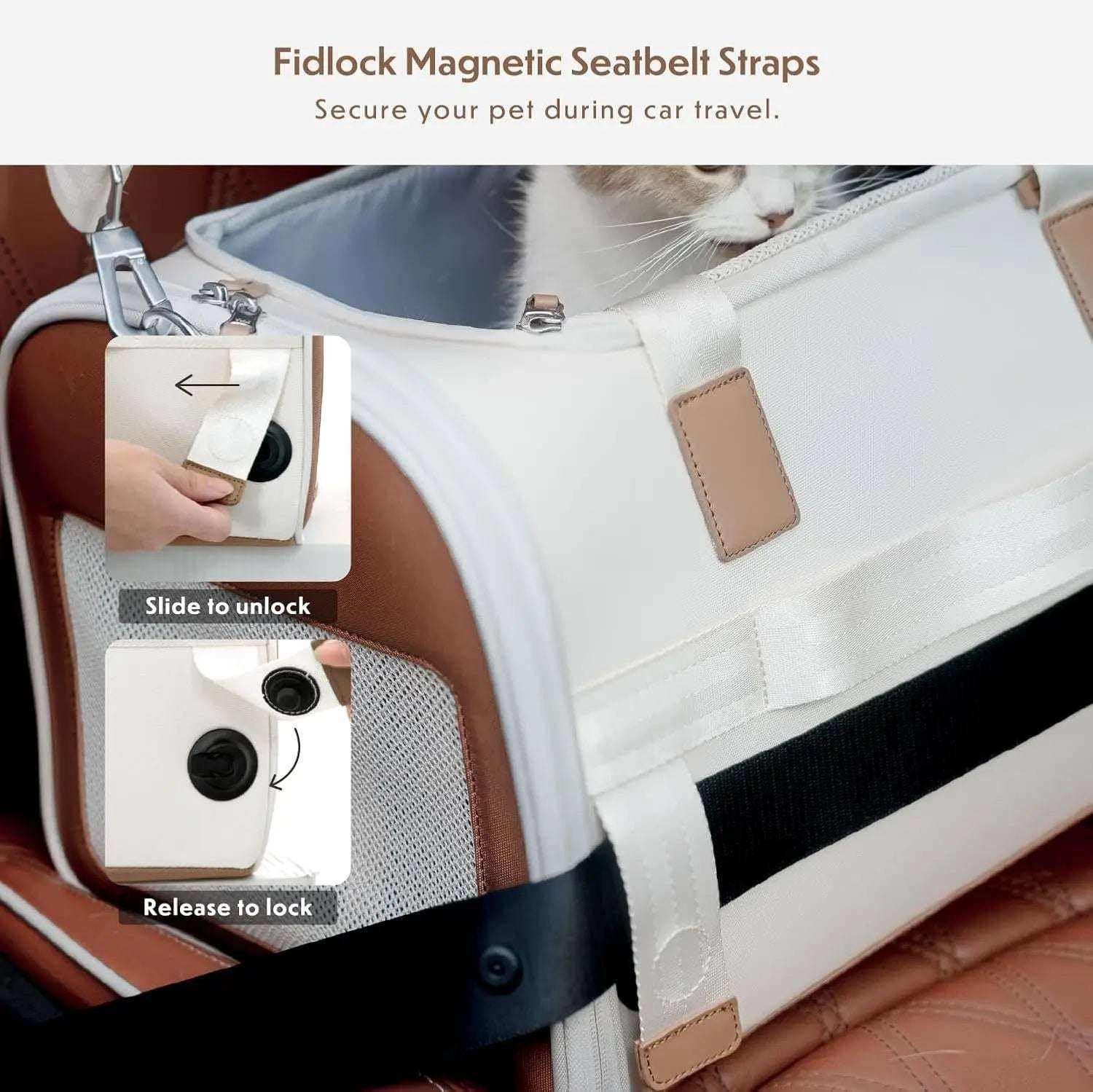 Argo Pawsport Pet Carrier airline-approved soft-sided travel bag with breathable mesh and trolley strap
