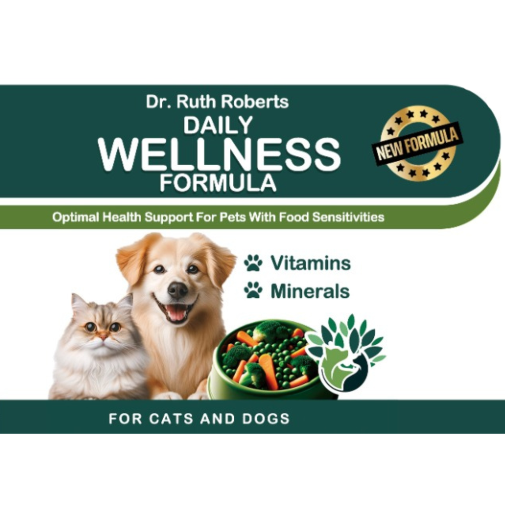 Pet's Daily Wellness Formula multivitamin powder for pets with pork and beef allergies