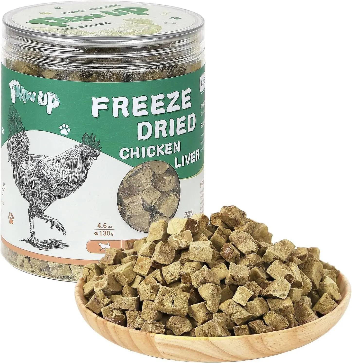Freeze Dried Chicken Liver Treats for Dogs and Cats 2.1oz