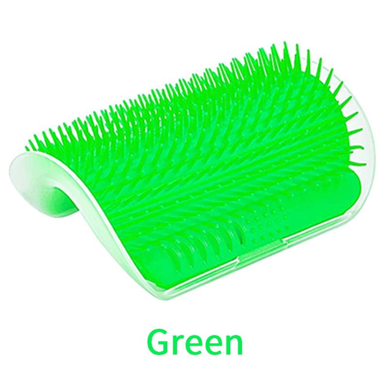 Wall-mounted plastic massager for cats grooming and hair removal comb accessory