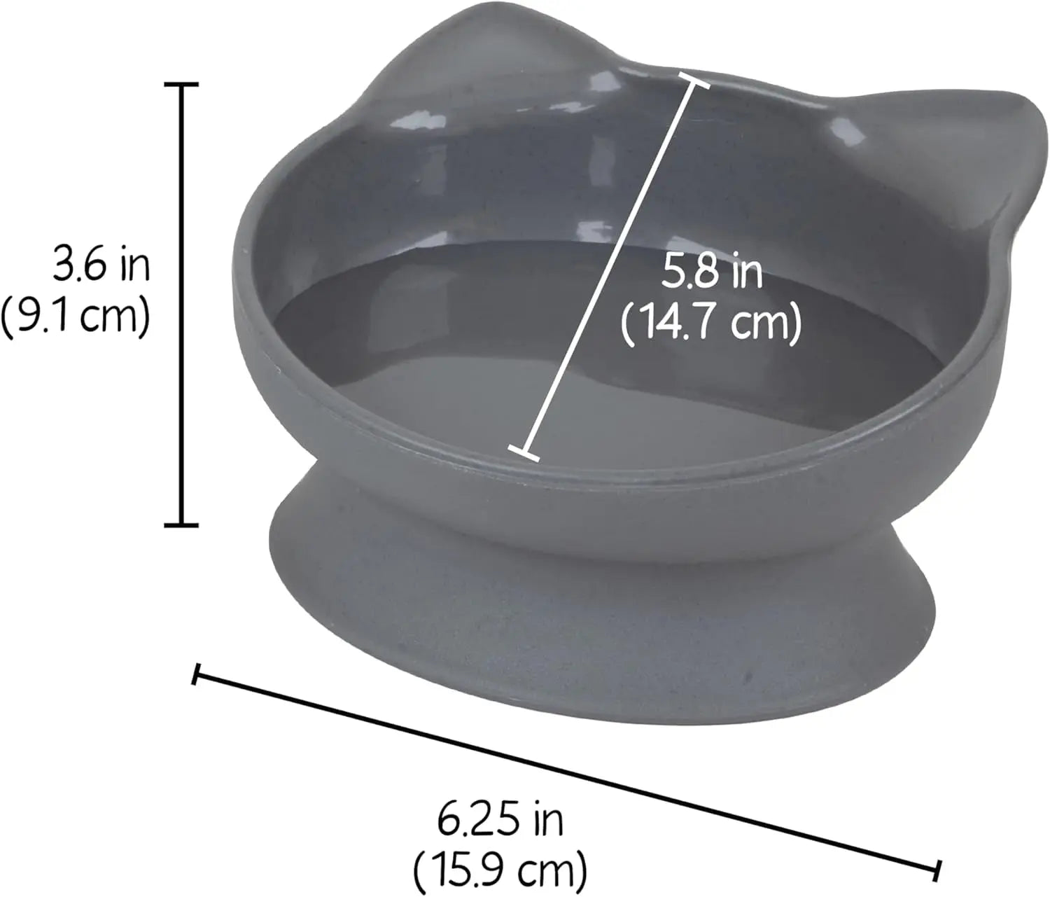 Kitty City Elevated Cat Bowls Set for Comfortable Feeding