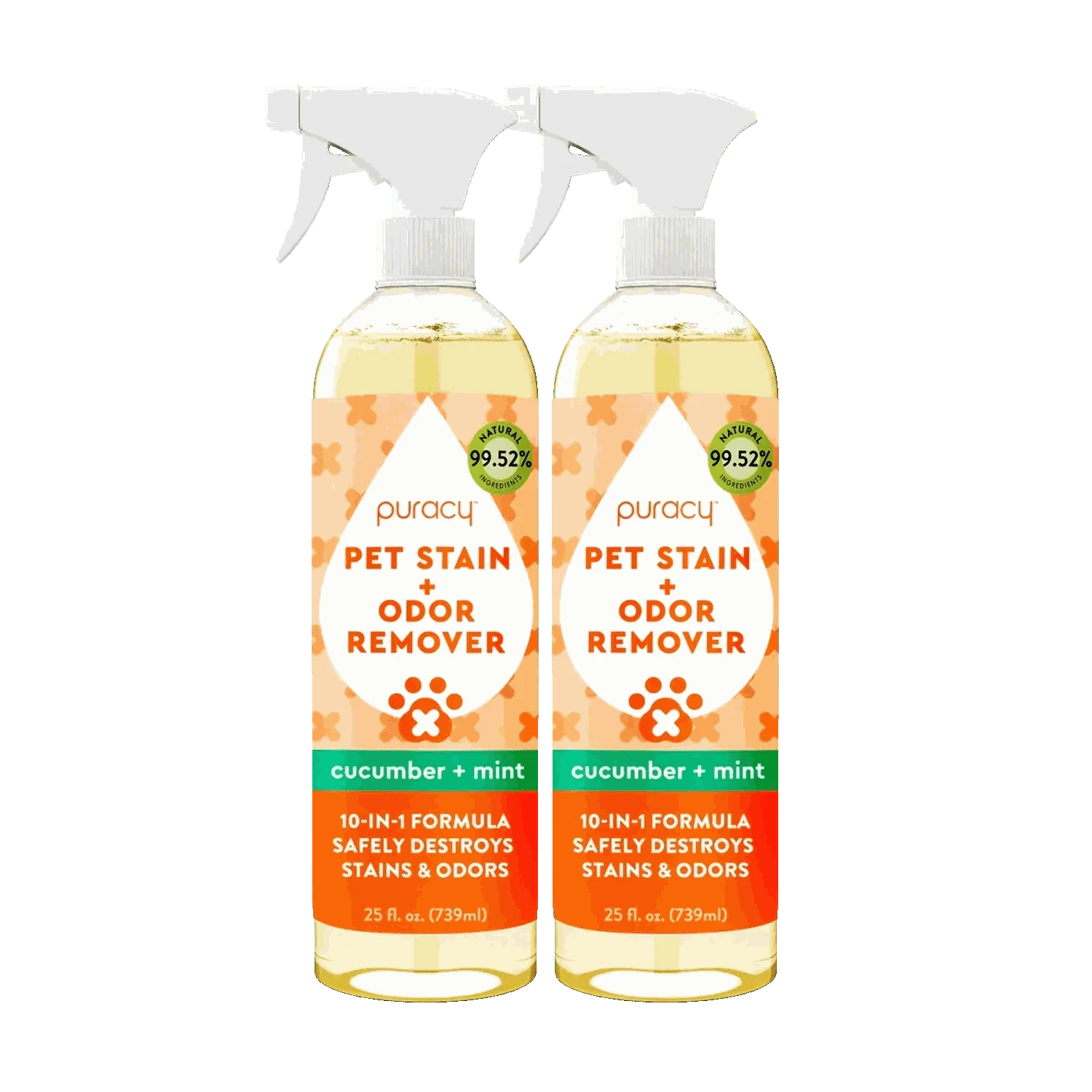 Pet Stain & Odor Remover bottle with plant-powered enzyme formula for eliminating pet stains and odors