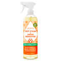 Bottle of Pet Stain & Odor Remover with plant-powered enzymes for stain and odor elimination