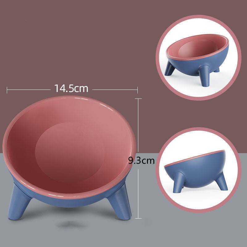 Pet feeding food bowls with stand in Nordic colors for cats, dogs, and rabbits