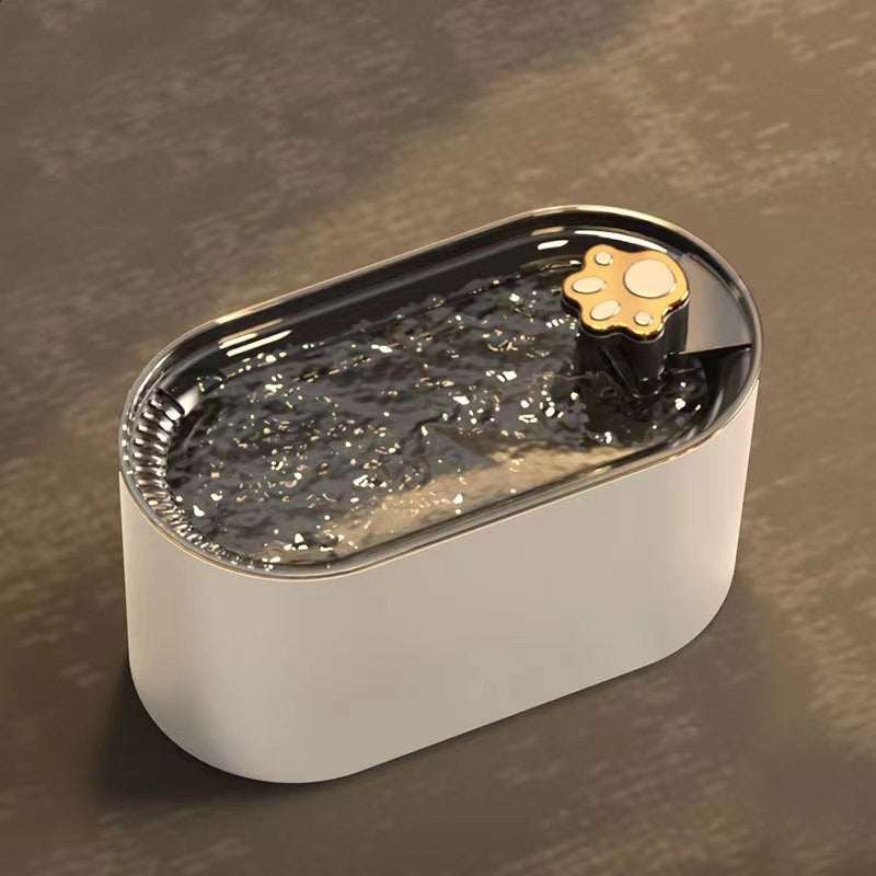 3L cat water fountain with ultra-quiet pump and LED light for pets