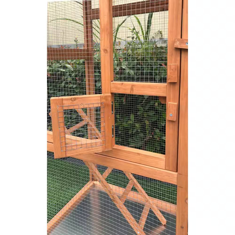 Wooden Bird Cage Outdoor for Small Birds