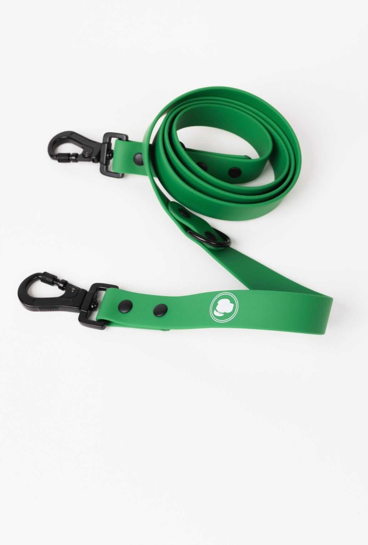 Modern Dog Company Clover Green adjustable all-weather dog leash with updated clasp