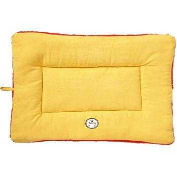 Pet Life 'Eco-Paw' reversible eco-friendly dog bed mat with fleece and polyester cotton sides