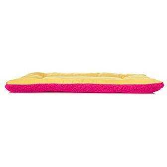 Pet Life 'Eco-Paw' reversible eco-friendly dog bed mat with fleece and polyester cotton fabric, machine washable and recyclable filling