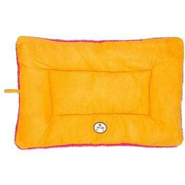 Pet Life 'Eco-Paw' reversible eco-friendly dog bed mat with fleece and polyester cotton fabric